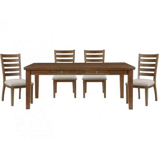 Ensemble table et quatre chaises Tigard 5761